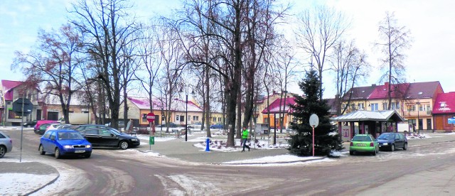 Styczeń 2017 roku: rynek Wiślicy w zimowej szacie. Najważniejsze decyzje mają zapaść w najbliższym czasie. Jeśli „na tak”, 1 stycznia 2018 roku będzie to rynek miejski.