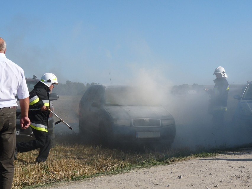 Podczas dożynek w Chełmie spłonął samochód [FOTO]