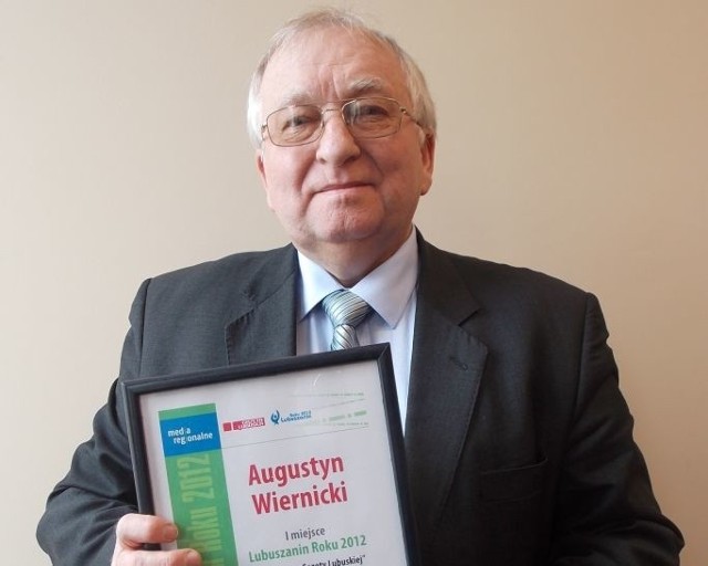 Augustyn Wiernicki w plebiscycie ,,GL" został Lubuszaninem Roku m.in. za pomoc potrzebującym.