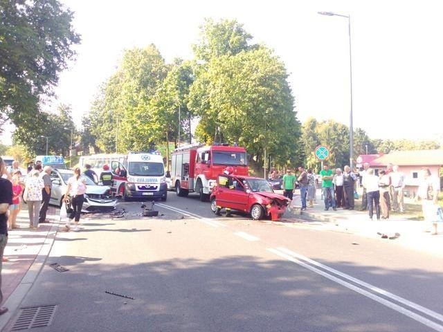 Wypadek Dynów Ul.Grunwaldzka