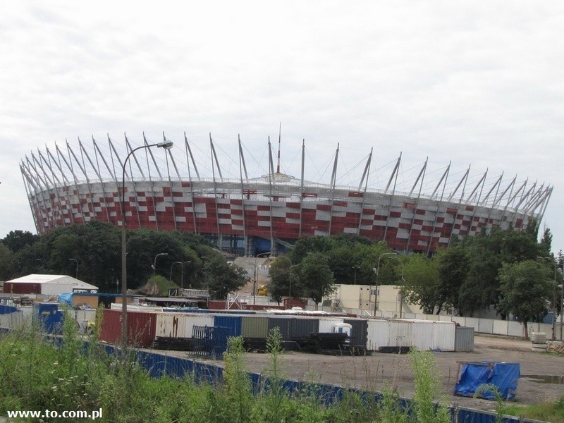 Trampkarze MKS Malkinia na Stadionie Narodowym w Warszawie