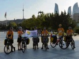 Promują miasto przemierzając rowerami stepy dalekiej Azji