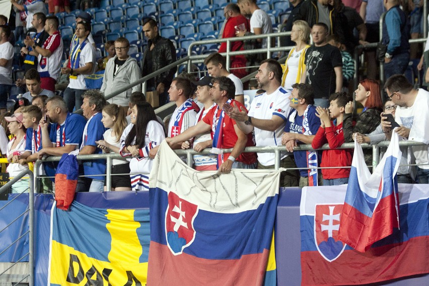 Euro U21 w Lublinie. Tak bawili się kibice Szwecji i Słowacji