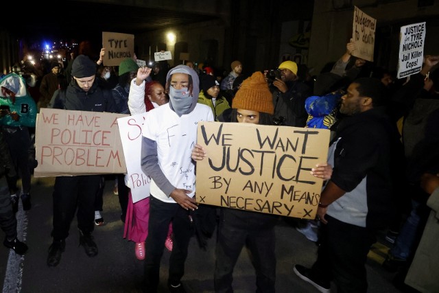 Śmierć Tyre'a Nicholsa wywołała falę protestów w Stanach Zjednoczonych