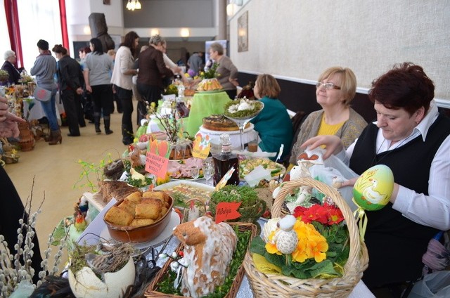 Kiermasze przed Wielkanocą cieszą się wielkim zainteresowaniem, na zdjęciu niedawna tak impreza w domu kultury