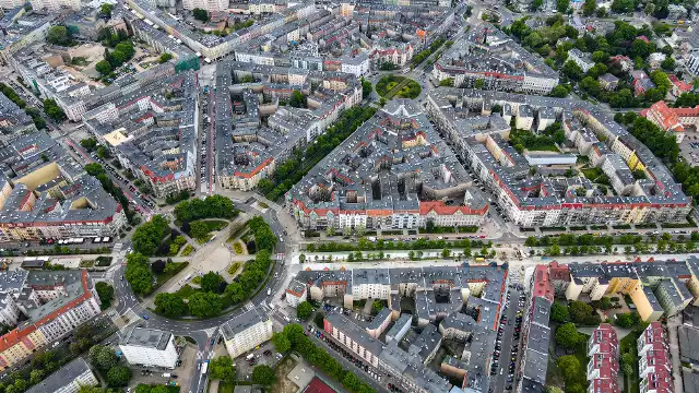 Panorama centrum Szczecina