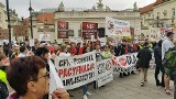 Nie ustaje protest mieszkańców powiatu zamojskiego i krasnostawskiego przeciw CPK. Tym razem protestowali w Warszawie