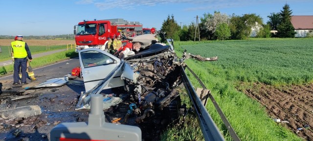 Do tragicznego wypadku doszło dziś na drodze 240 w Silnie koło Chojnic.