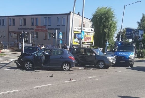 Wypadek w Częstochowie...