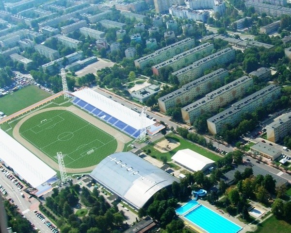 Wizualizacja stadionu i hali w Mielcu...