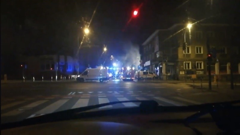Pożar pizzerii przy ul. Sienkiewicza