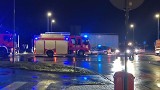 Toruń. Zderzenie trzech pojazdów przy ul. Polnej. Były utrudnienia w ruchu