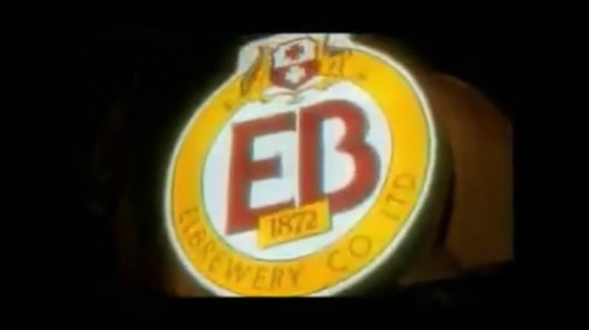 Reklama piwa EB. II połowa lat 90-tych