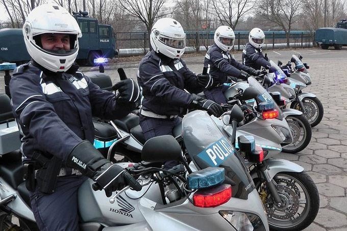 [wideo] Policjanci na motocykle