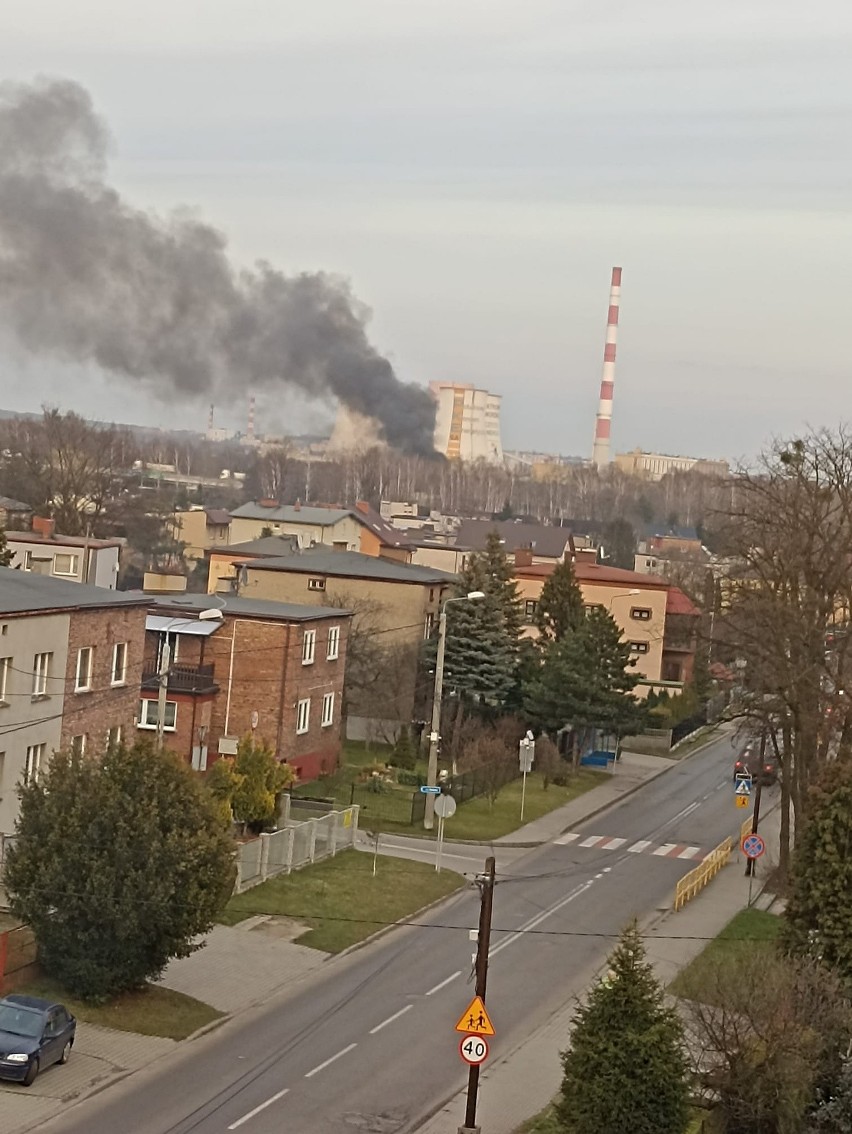 Pożar autobusu miejskiego na autostradzie A4. W środku byli pasażerowie!