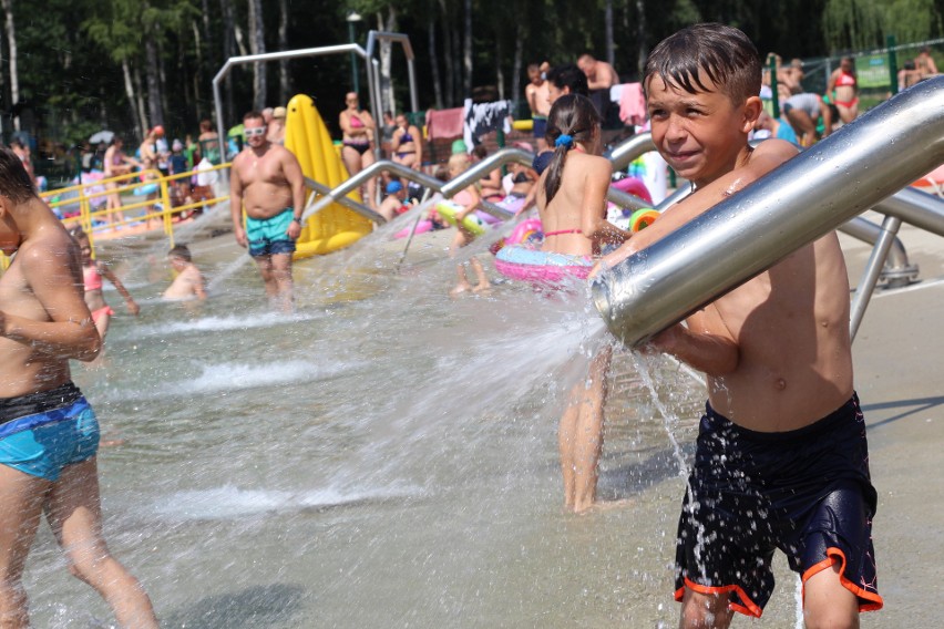 Aqua aerobik i inne atrakcje Kąpieliska Leśnego w Gliwicach ZDJĘCIA