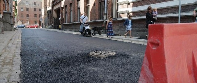 Tak wyglądała jeszcze niedawno remontowana ul. Rabiańska