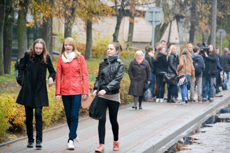 Tuż po godzinie 11 straż pożarna i policja w całym mieście...