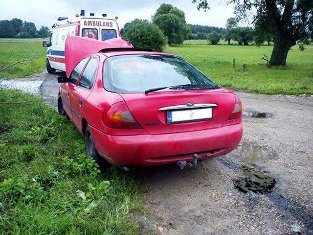 W wyniku wypadku jedna osoba została poszkodowana