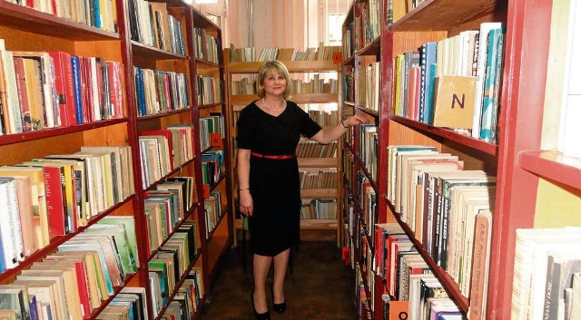 Maria Jędrychowska, dyrektorka Miejskiej Biblioteki w Słomnikach