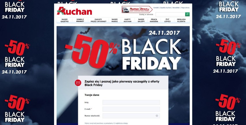 Auchan Czarny Piątek wybrane oferty