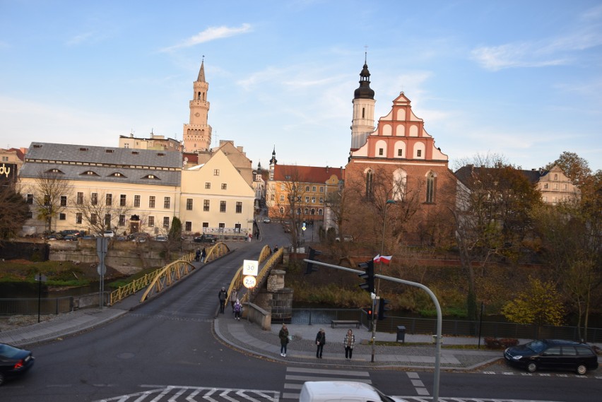 Opole, widok na Stare Miasto w 2021 roku.