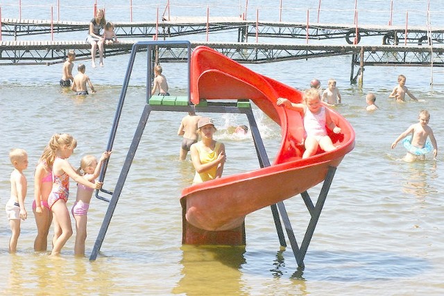 Kąpieliska w powiecie sępoleńskim (na zdjęciu Sępólno) czekają na spragnionych wodnych zabaw