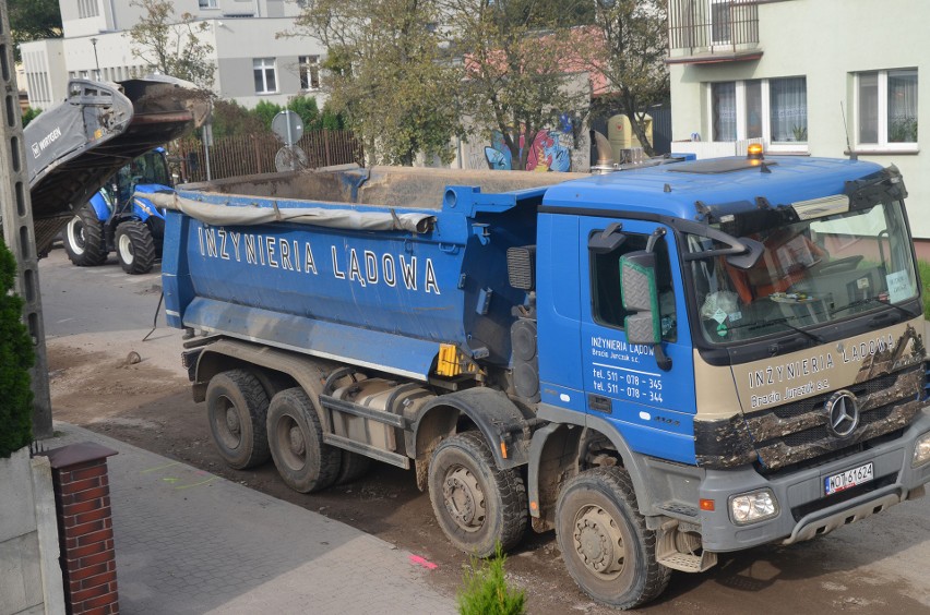 Remont na ulicy Jagiellońskiej w Bielsku Podlaskim