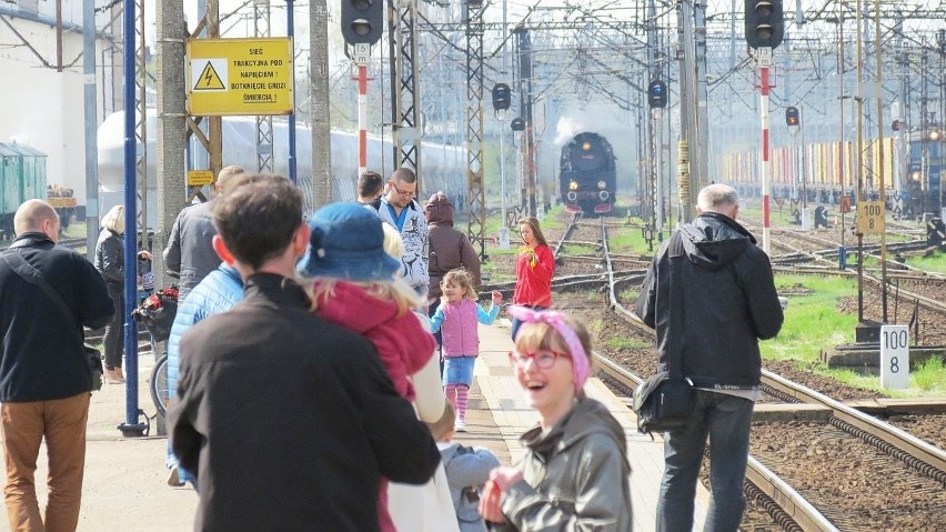 Pociąg "Piernik"  w Inowrocławiu.