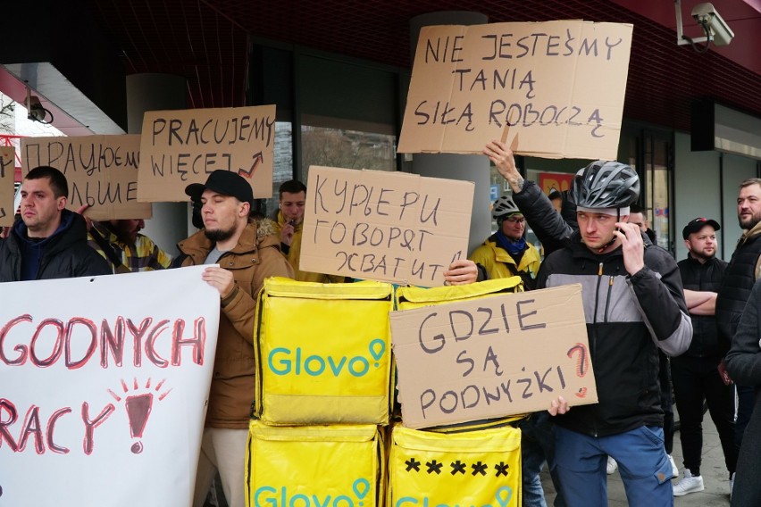 Kurierzy 21 marca przeprowadzili strajk w Poznaniu. Dziś...