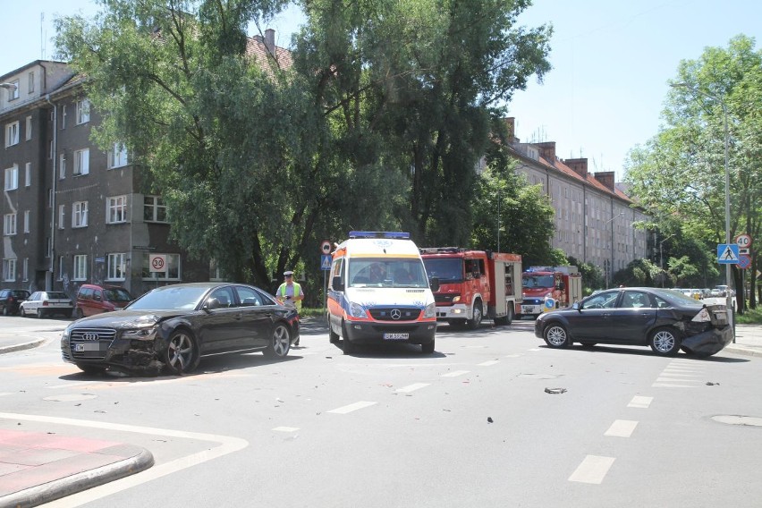 Wypadek na Wyszyńskiego, Wrocław 06.06.2016