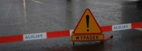 Wypadek w Lipianach: Droga jest zablokowana.
