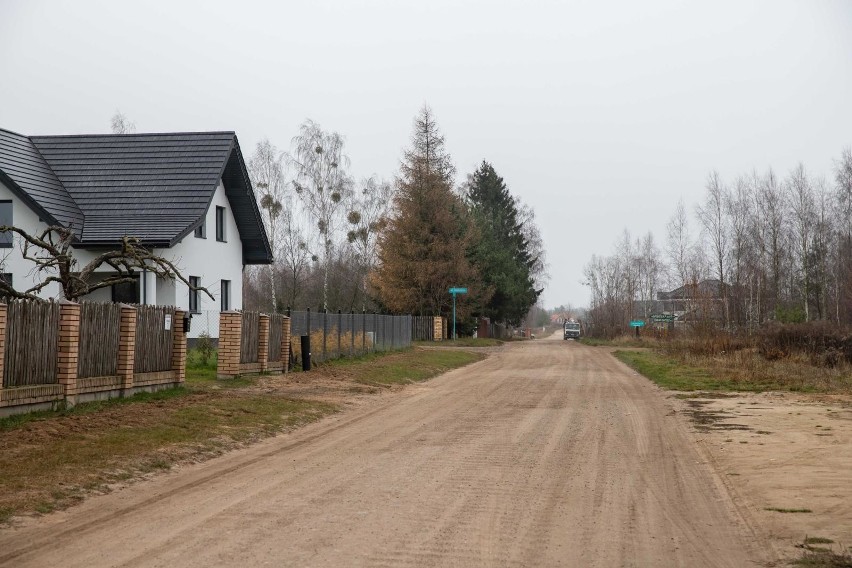 Tak wygląda ten fragment ulicy Bagnówka - kolonia.