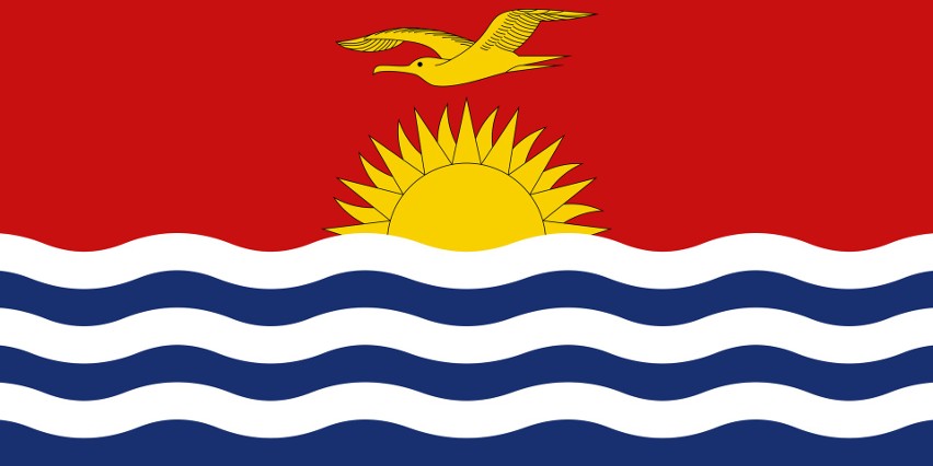 Wyspiarskie państwo Kiribati umieściło na swojej fladze cały...