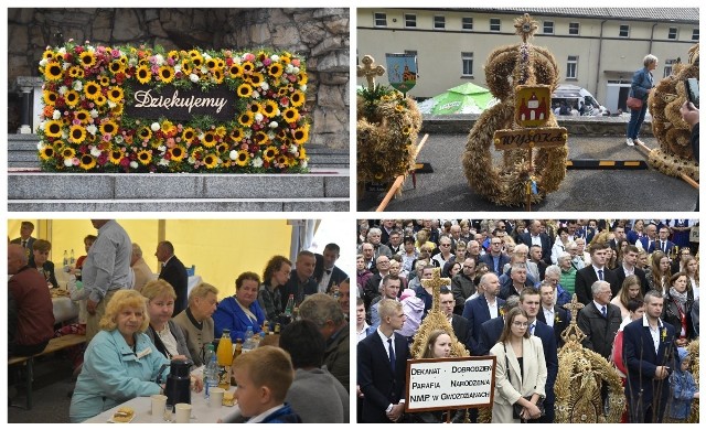 Dożynki diecezji opolskiej i gminy Leśnica przyciągnęły na Górę Świętej Anny tysiące wiernych i rolników.