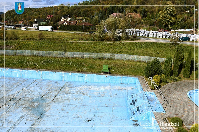Nowy Sącz. Prezydent Handzel zapowiada budowę basenu nad Łubinką [ZDJĘCIA, WIDEO]