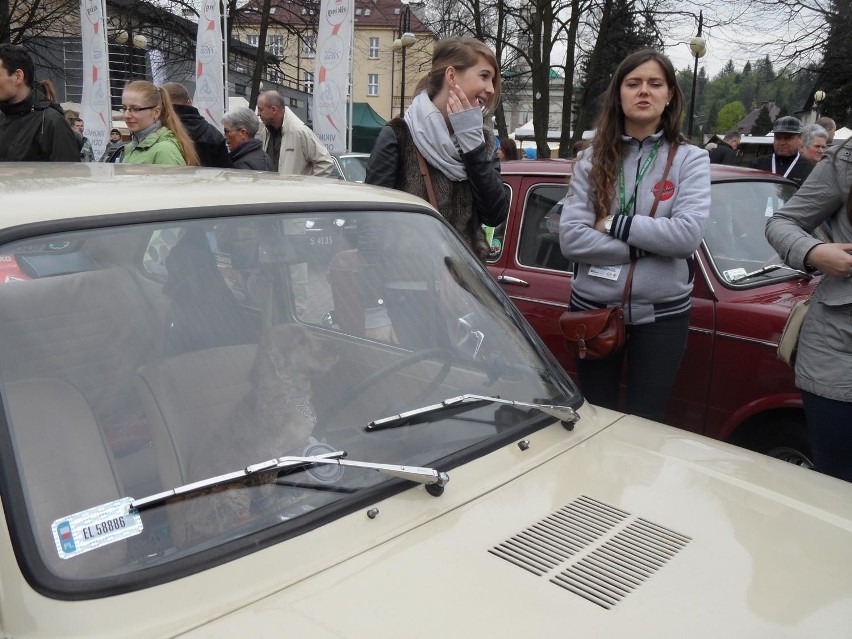 Zjazd samochodów zabytkowych w Wiśle