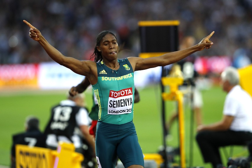 Caster Semenya (RPA) - złoty medal w biegu na 800 m