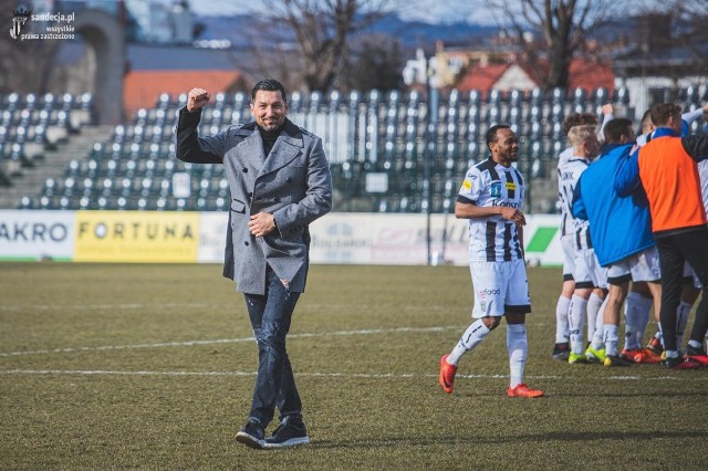 Dariusz Dudek, trener Sandecji Nowy Sącz może mieć powody do zadowolenia