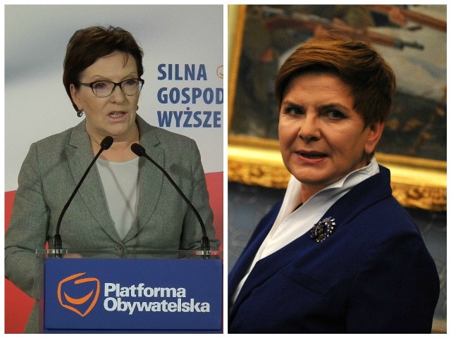 Ewa Kopacz i Beata Szydło.