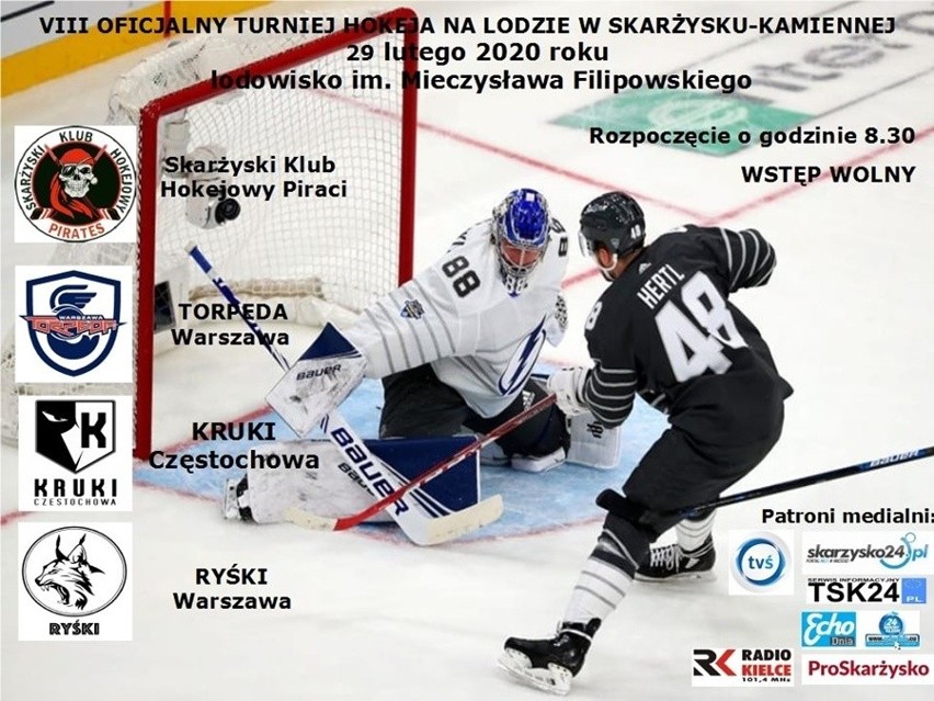 Oficjalny Turniej Hokeja na Lodzie wkrótce na lodowisku w Skarżysku. Zagrają cztery zespoły, w tym Piraci Skarżysko
