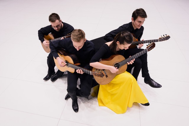 Erlendis Quartet to od lewej Wojciech Jurkiewicz, Karol Mruk, Anna Chorążyczewska i Adrian Furmankiewicz