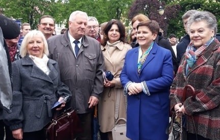 Wicepremier Beata Szydło spotkała się z mieszkańcami powiatu pińczowskiego 14 maja.