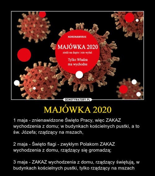 Majówka 2020 memy. Jak spędzimy w tym roku majowy długi weekend?