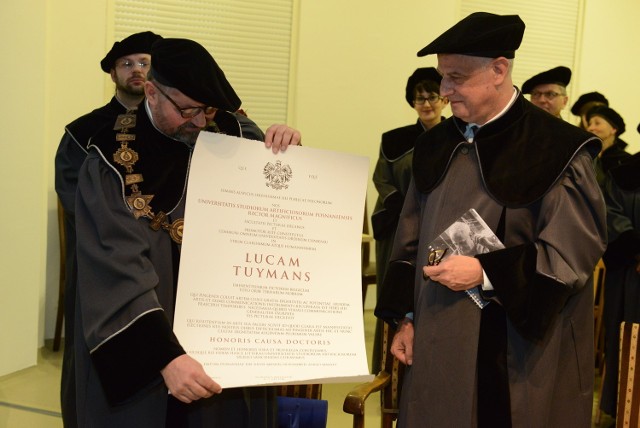 Luc Tuymans otrzymał tytuł doktora honoris causa Uniwersytetu Artystycznego w Poznaniu