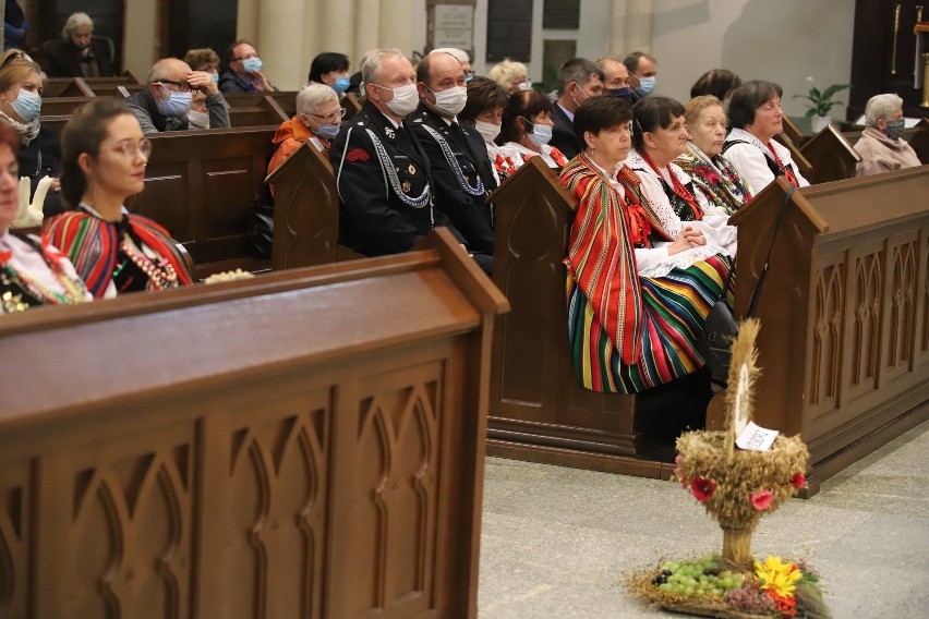 Dożynkowa msza święta w łódzkiej archikatedrze - oto wieńce, jakie przywieźli rolnicy z całego regionu