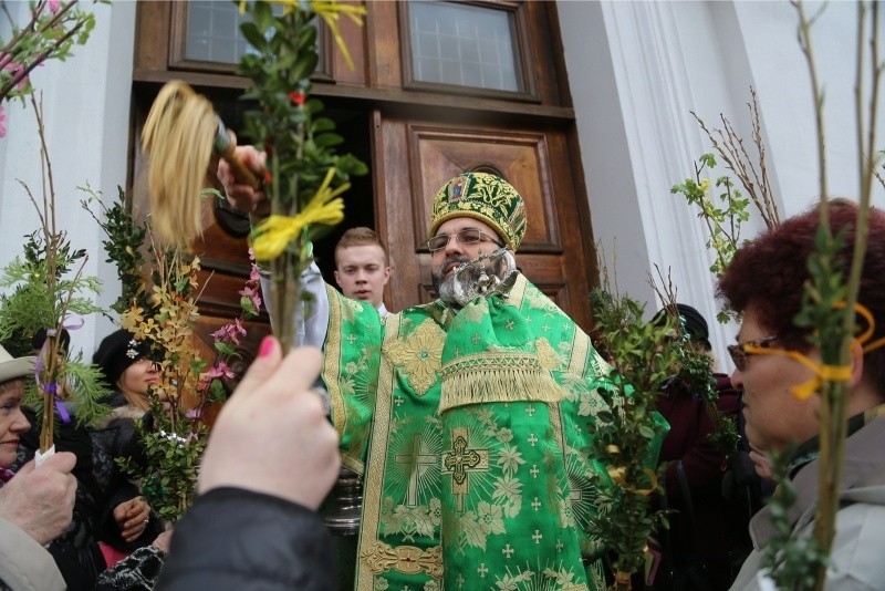 Sobór św. Mikołaja. Niedziela Palmowa w Cerkwi (zdjęcia, wideo)