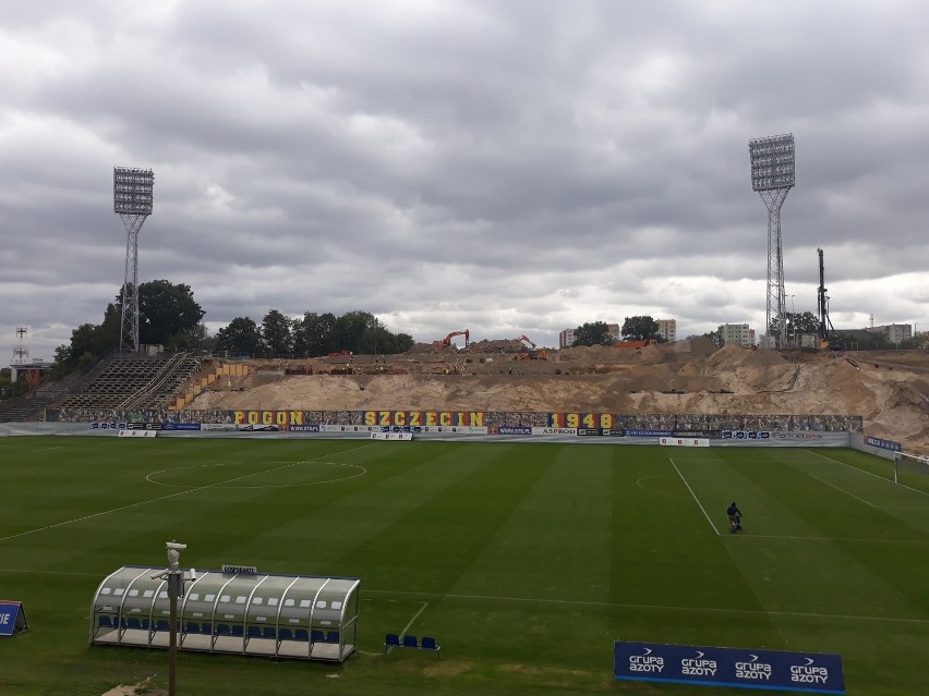Budowa nowego stadionu Pogoni Szczecin.