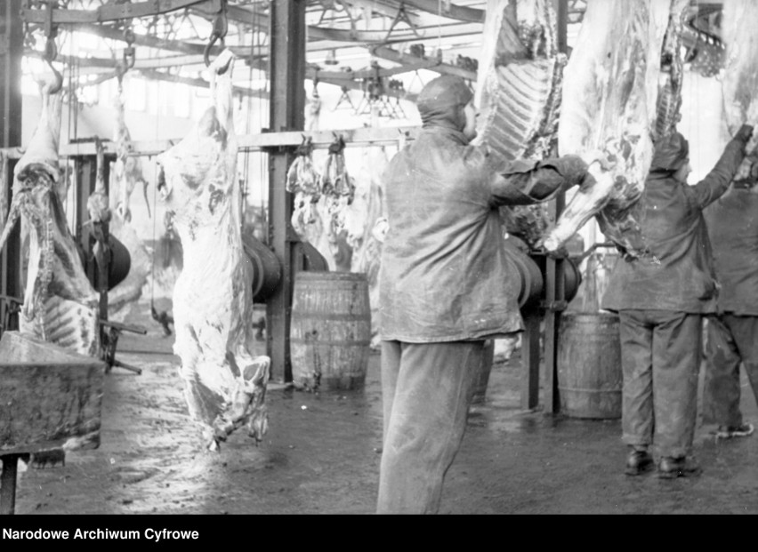 Zakład przetwórstwa mięsnego, 1945-1950