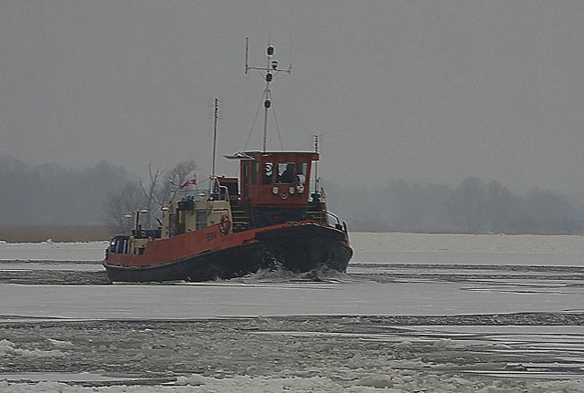 Lodołamacz na Warcie